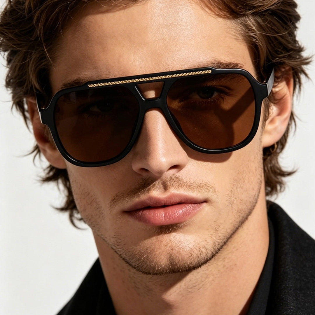 Women's designer sunglasses with extravagant pattern and protective UV protection Kalsten