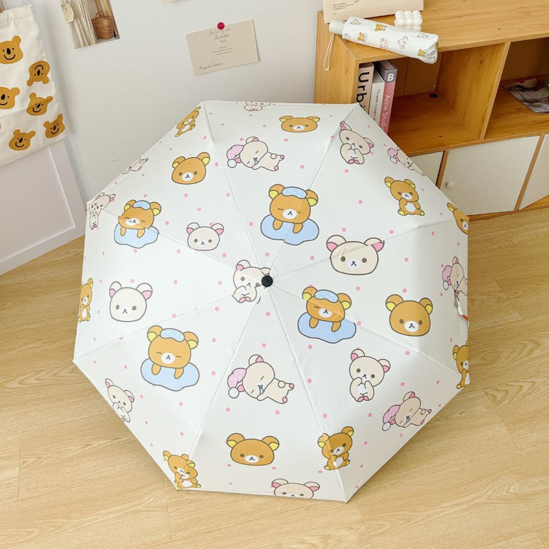 Women's Foldable Umbrella with Cute Animal Design Kalsten