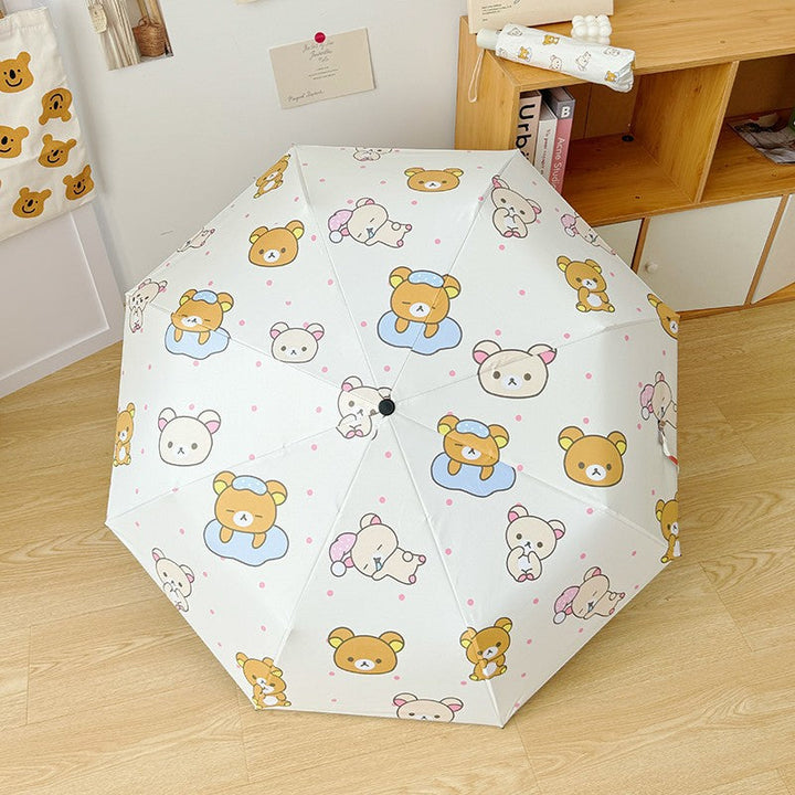 Women's Foldable Umbrella with Cute Animal Design Kalsten