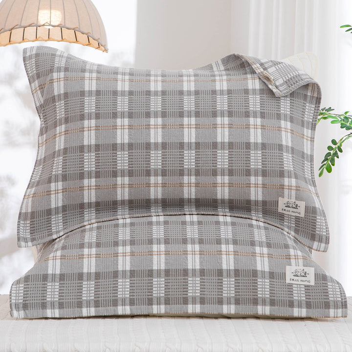 Women's pillowcase with modern checkered pattern Kalsten