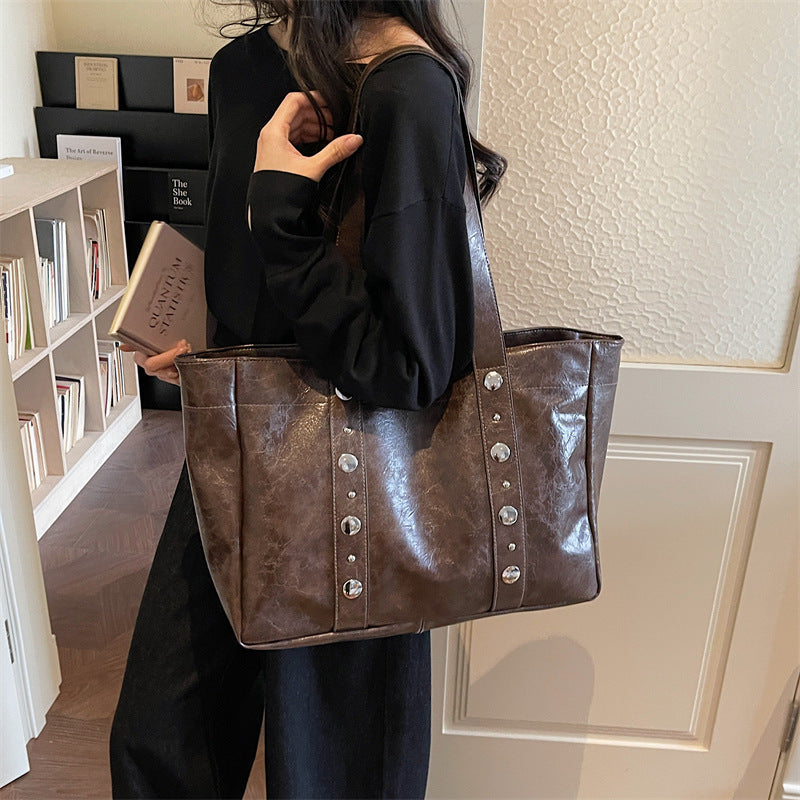 High-quality vintage leather bag Kalsten