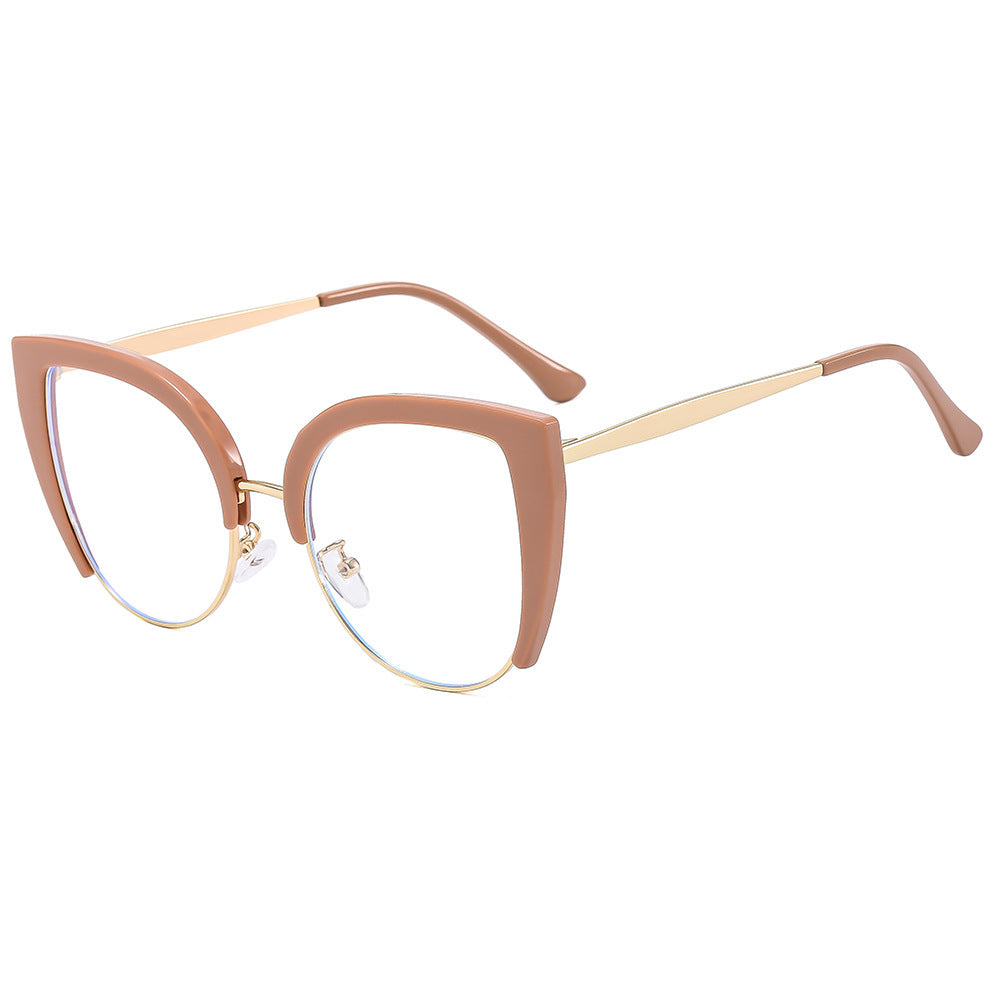 Women Fashion Cat-Eye Glasses made of Plastic with Metal Accents Kalsten