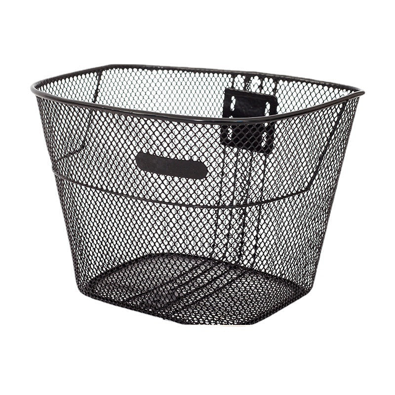 ventilated steel mesh bicycle front basket with quick-release bracket Kalsten