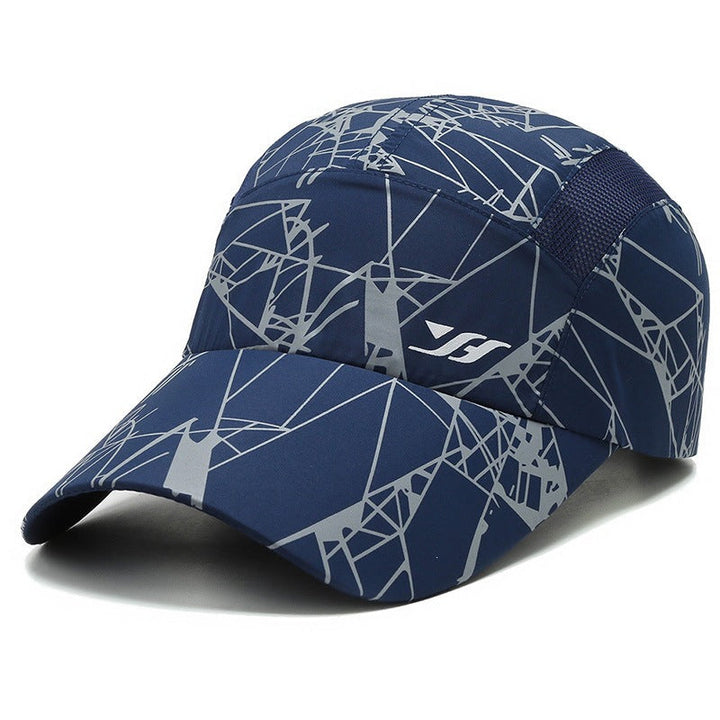 Women’s sporty running cap with stunning geometric pattern Kalsten