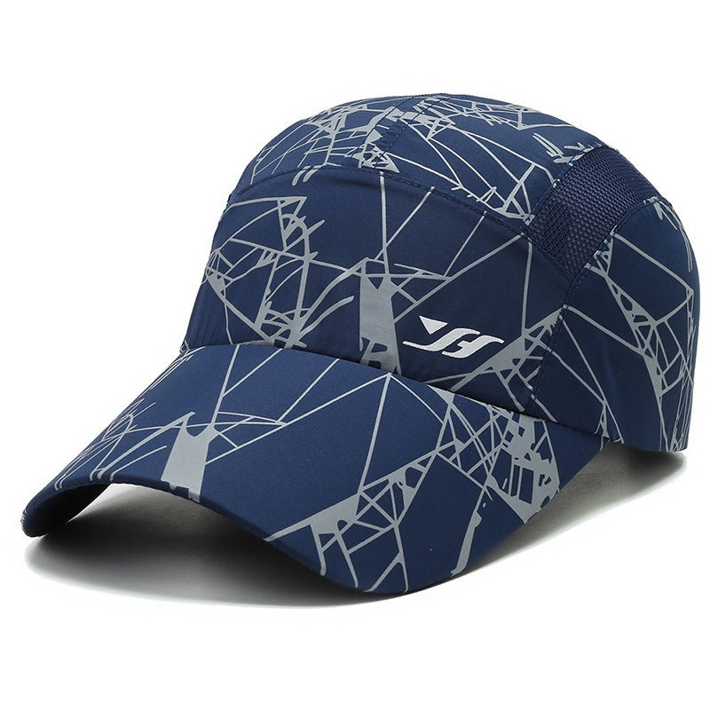 Women’s sporty running cap with stunning geometric pattern Kalsten