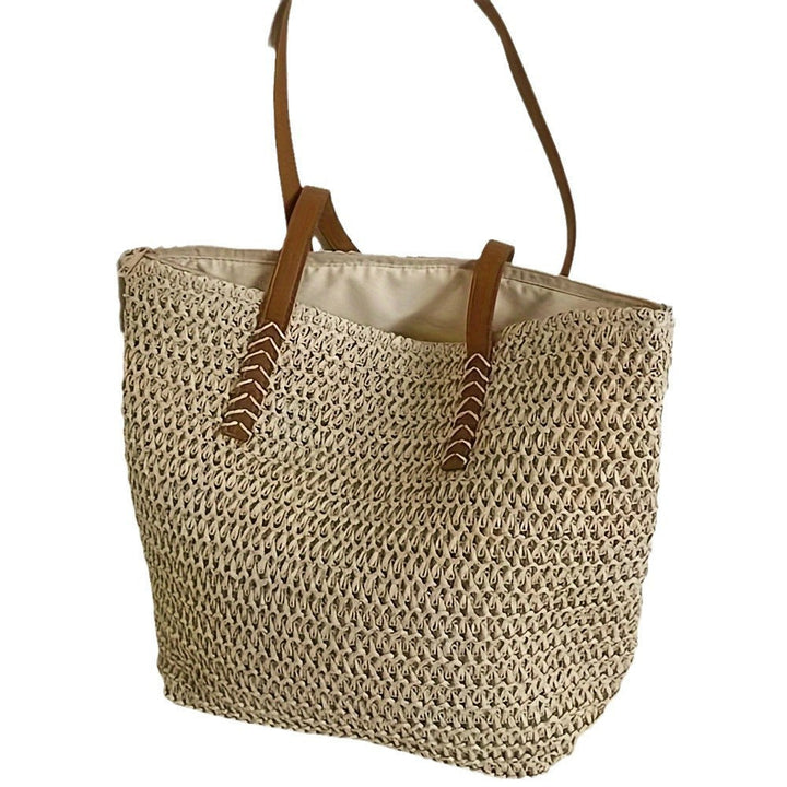 Handbag Made Of Naturally Braided Material Kalsten