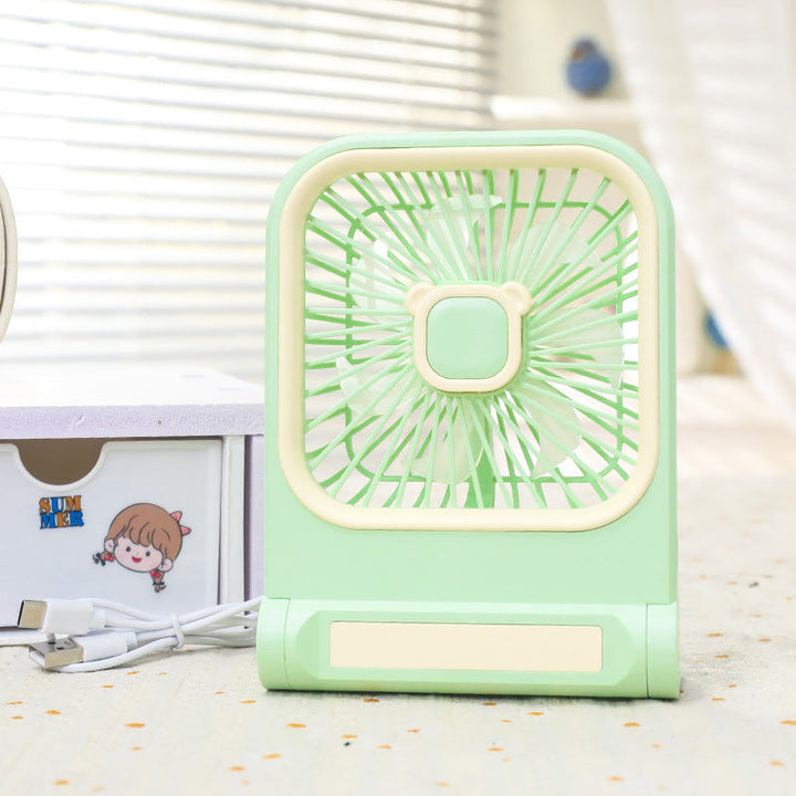 Ladies Portable Table Fan with Cat Design Kalsten