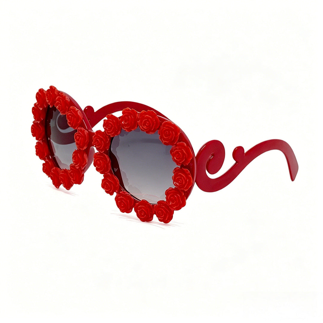 Ladies Designer Sunglasses with Floral Accents Kalsten