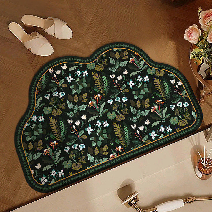 Floral Decorative Mat Kalsten