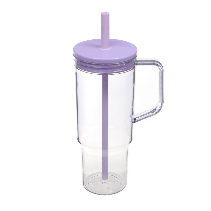 Women's creative drinking cup with retractable straw and non-slip handle Kalsten