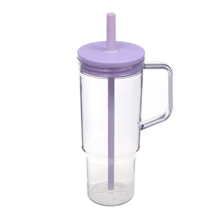 Women's creative drinking cup with retractable straw and non-slip handle Kalsten