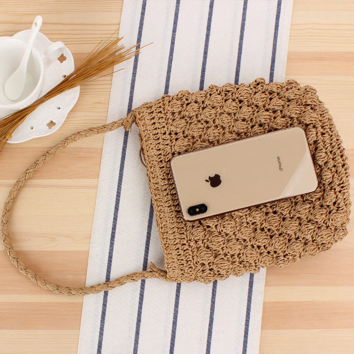 Handmade Macrame Tote Bag in Boho Style Kalsten