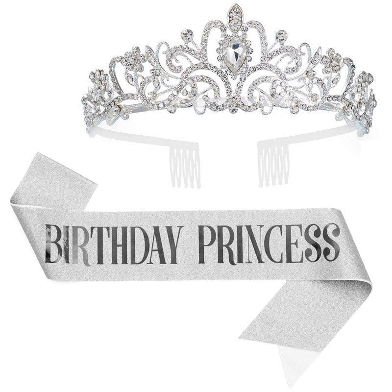 Women's Birthday Sash with Glitter Design Kalsten