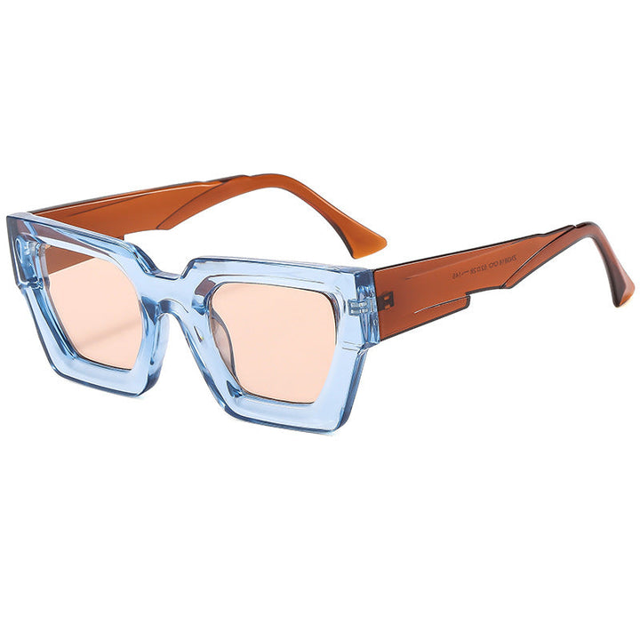 Ladies stylish square sunglasses in modern design with refined plastic frame Kalsten