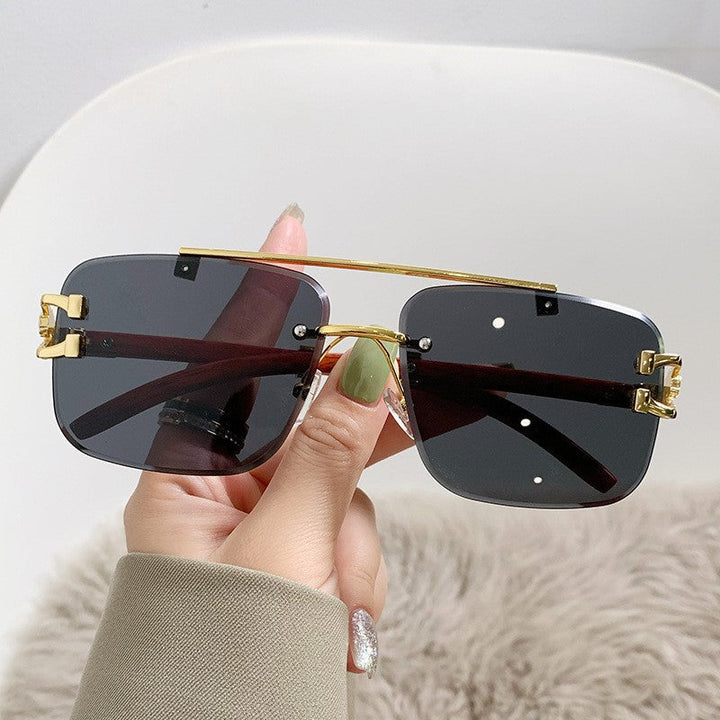 Women's Luxury Sunglasses with Wood and Metal Combination Kalsten