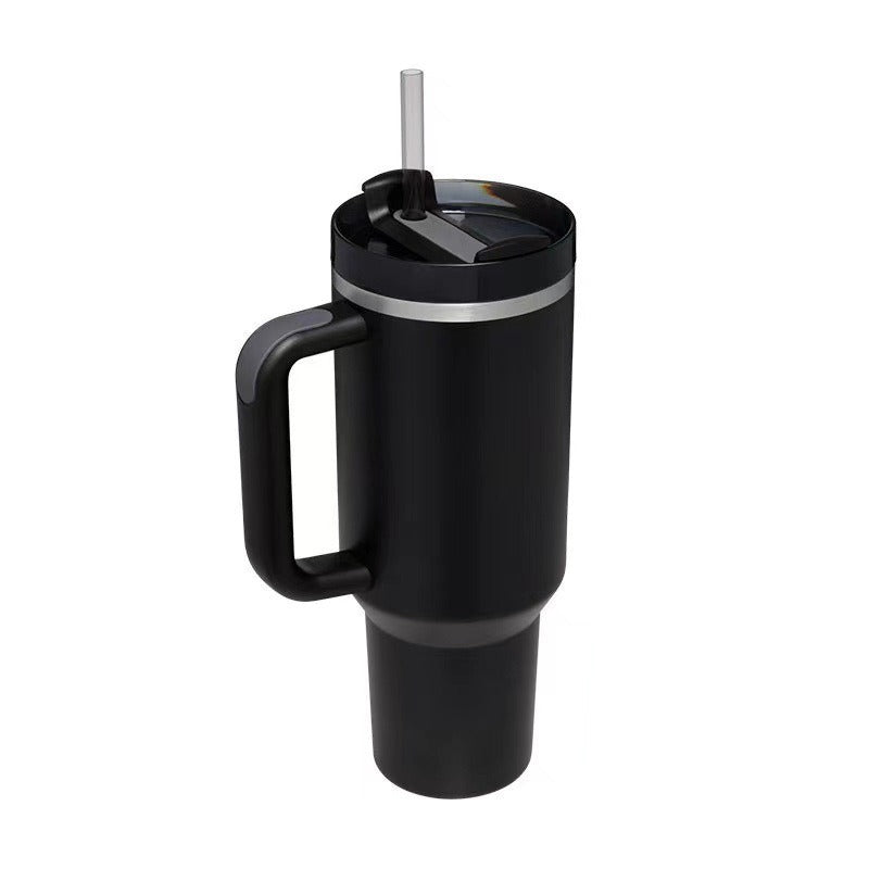 Ladies Insulated Mug with practical handling and integrated straw Kalsten