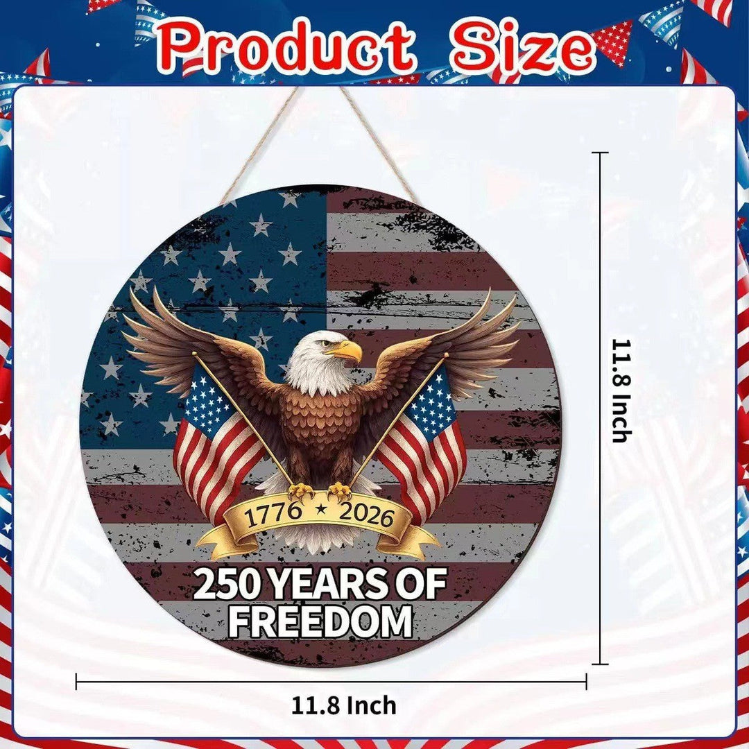 Unisex nan Patriotic Americana Heart Flag Wreath with Ribbon Mesh, Wooden Heart Cutout and Star Accent Bowlsift Kalsten