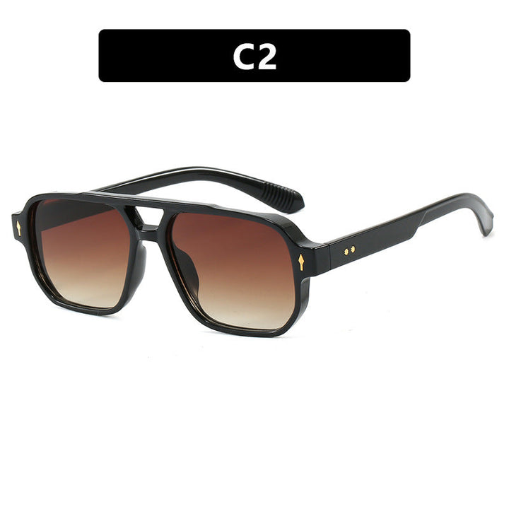 Women's trendy square sunglasses with luxurious details Kalsten