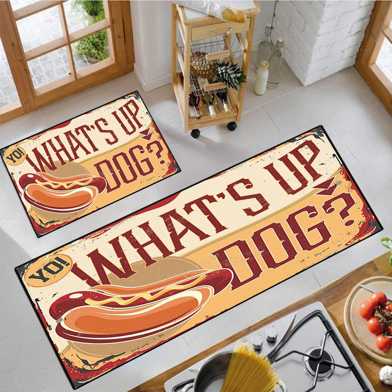 Fun Snack-Themed Kitchen Mat Kalsten