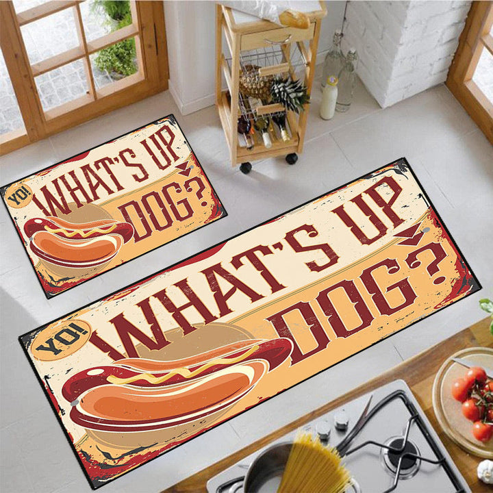Fun Snack-Themed Kitchen Mat Kalsten