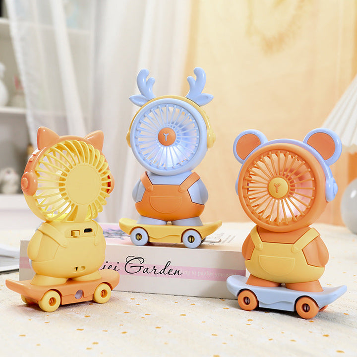 Ladies Portable USB Fan in Cute Animal Design Kalsten