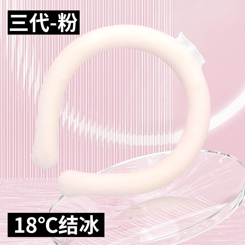 Women's flexible silicone LED neck light for hands-free reading and sports Kalsten