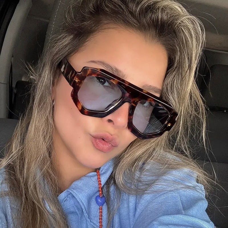 Women's fashionable hexagonal sunglasses Kalsten