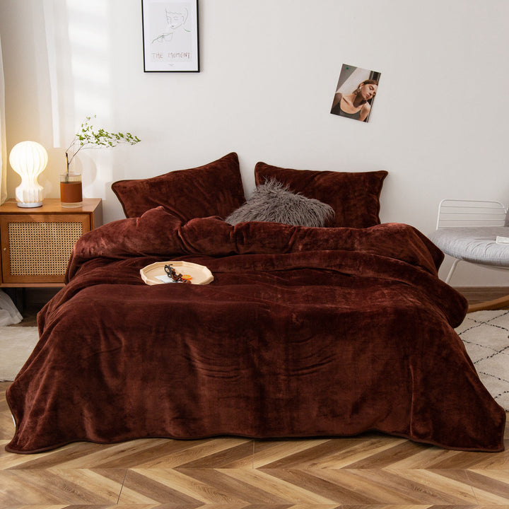 Ladies cozy microfiber blanket Kalsten