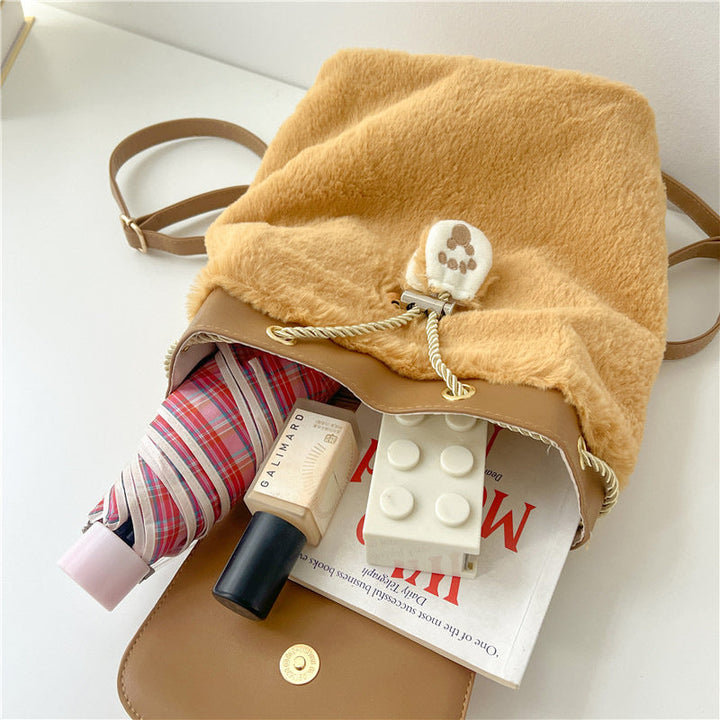 Plush backpack with animal motif Kalsten