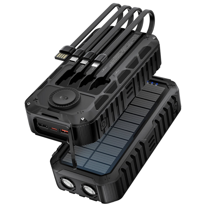 Multifunctional Solar Power Bank with Integrated LED Light Kalsten