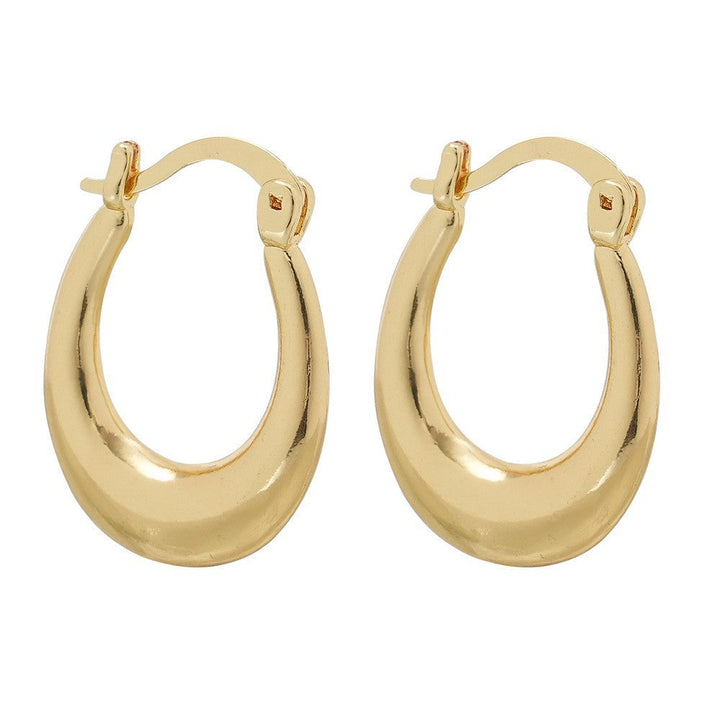 Sleek Curved Huggie Earrings Kalsten