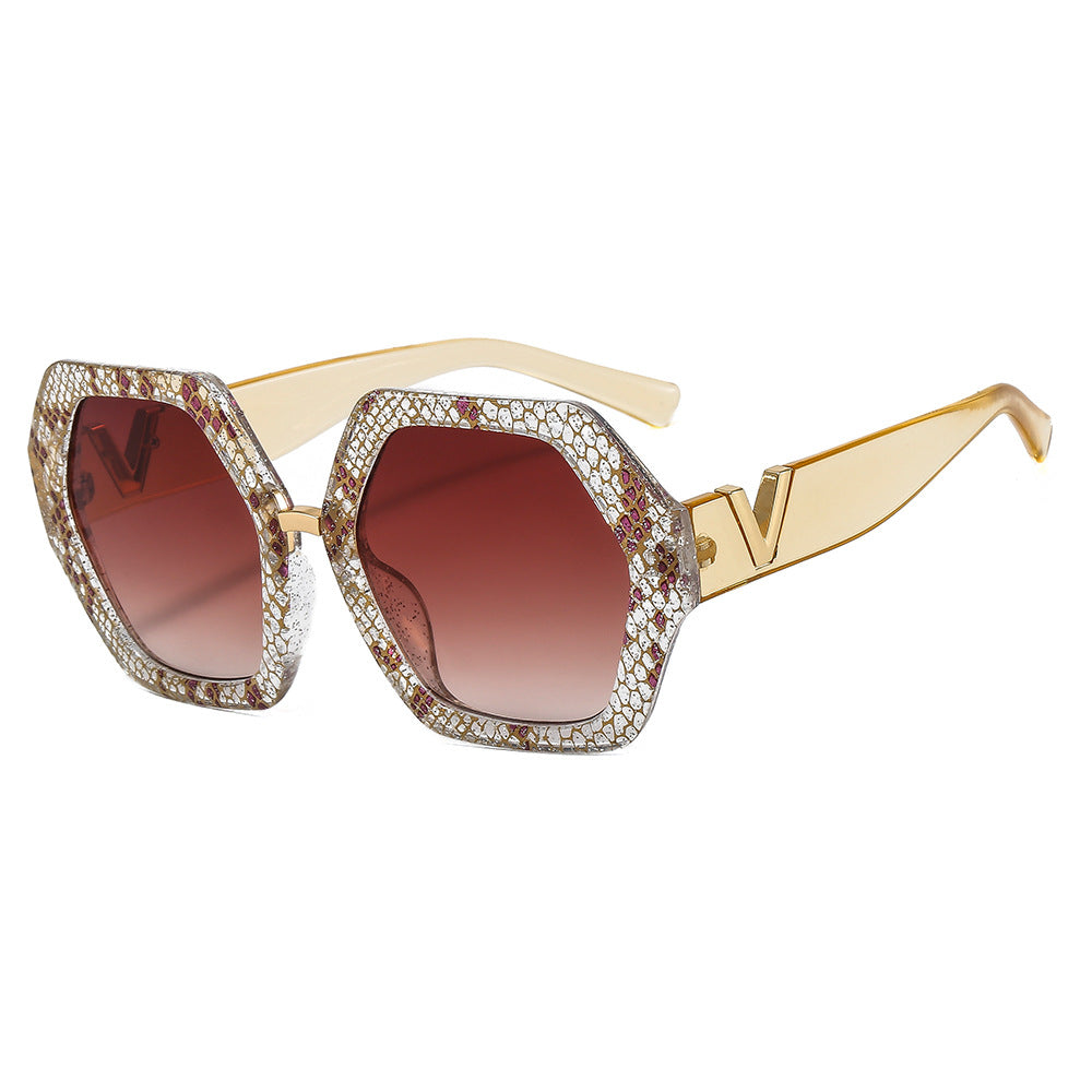 Ladies elegant sunglasses with sparkling frame Kalsten