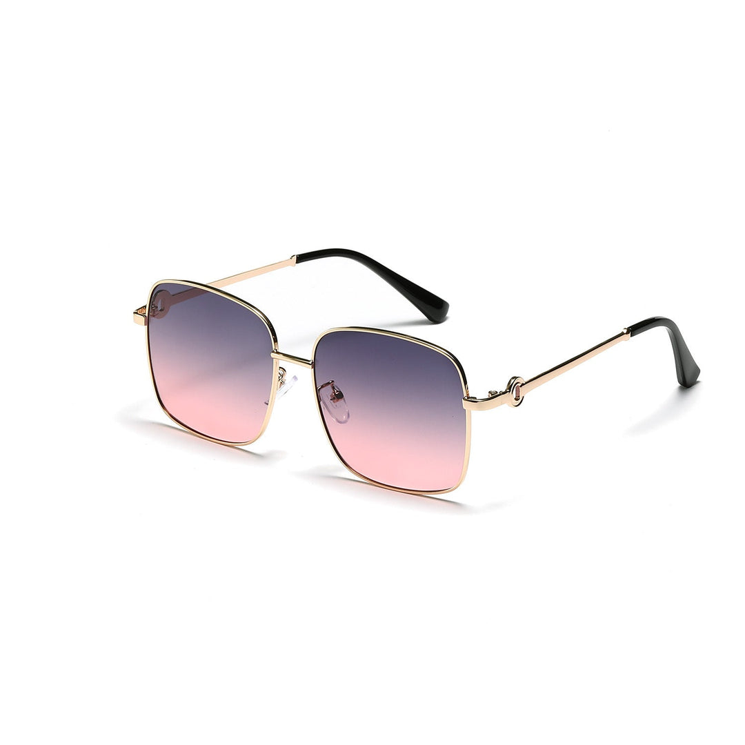 Ladies elegant square sunglasses with high-quality metal frame Kalsten