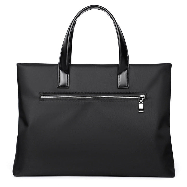 Business bag with sturdy zipper and stylish grip areas Kalsten