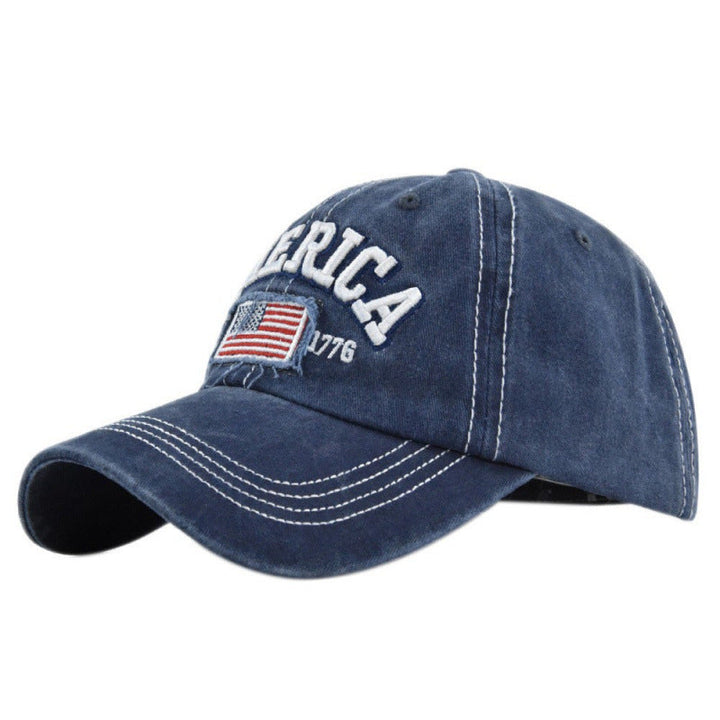 Men's Vintage-Inspired Embroidered Baseball Cap Kalsten
