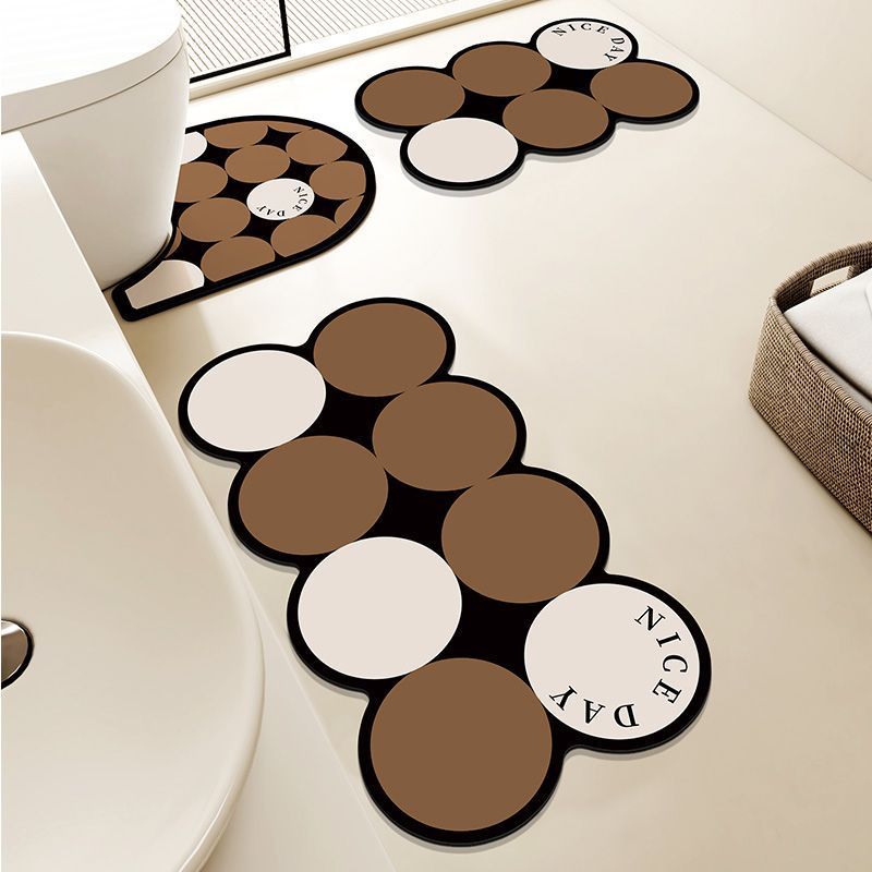 Geometric Design Bath Mat Kalsten