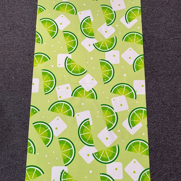 Beach towel with tropical flamingo design Kalsten