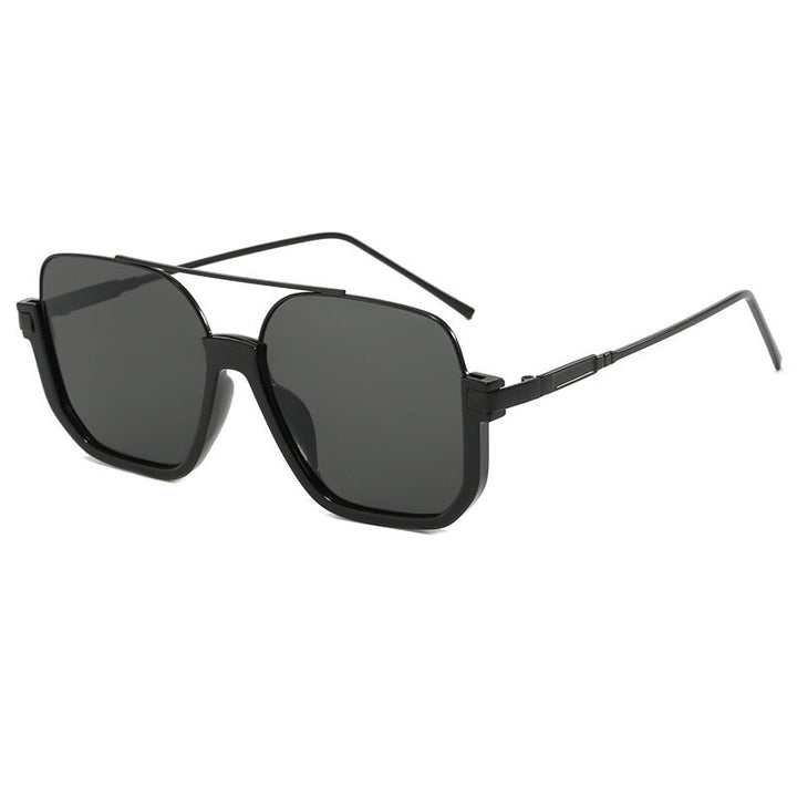 Women's Fashion Sunglasses with Curved Metal Frame and UV Protection Kalsten