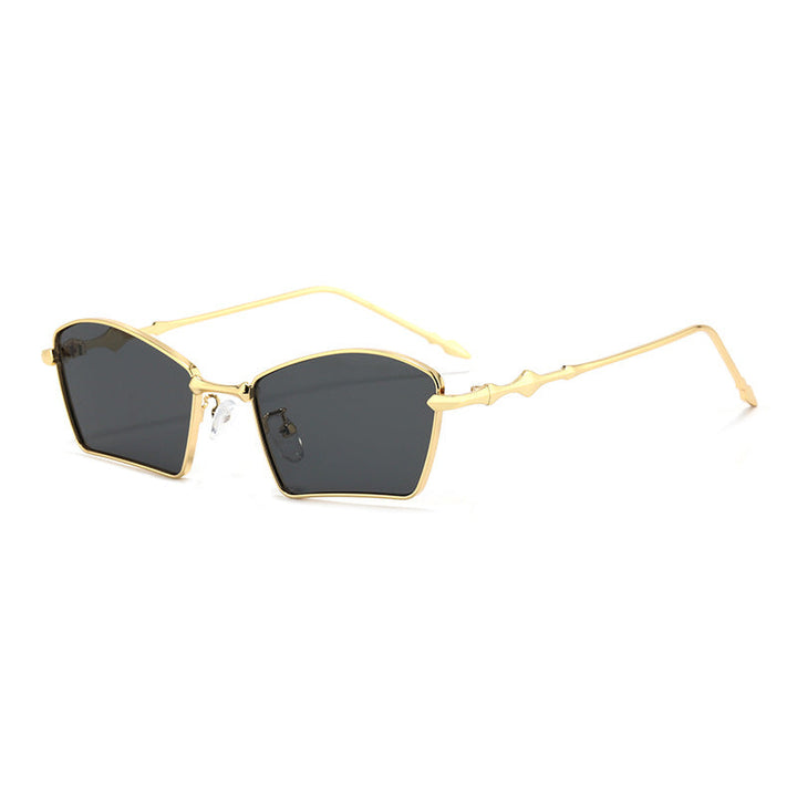 Ladies trendy sunglasses with geometric frame and gradient lenses Kalsten