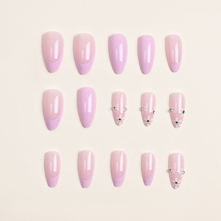 Decorative Floral Press-On Nails Kalsten