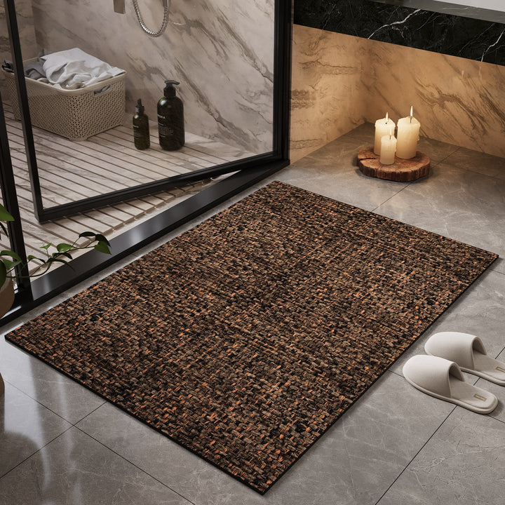 Natural Fiber Bath Mat Kalsten