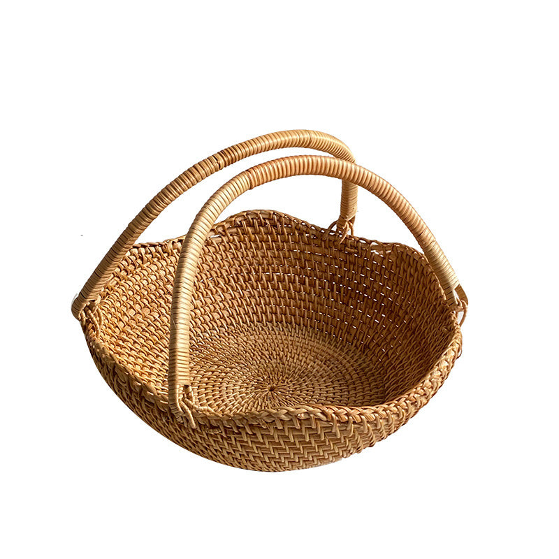 Women's Handwoven Shopping Basket Kalsten