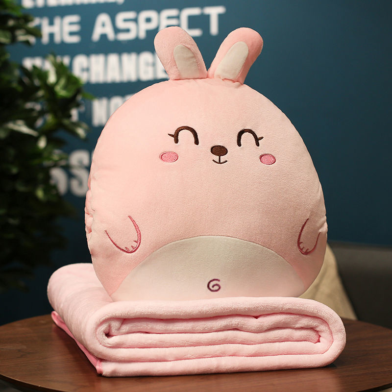 Plush carrot cushion and blanket set Kalsten