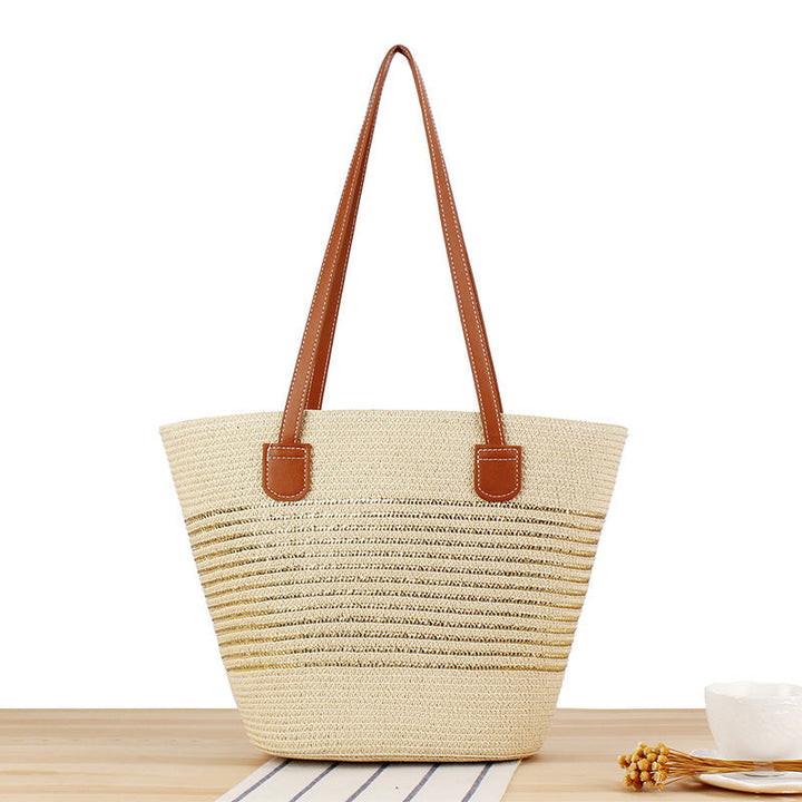 Beach bag with modern stripe design Kalsten