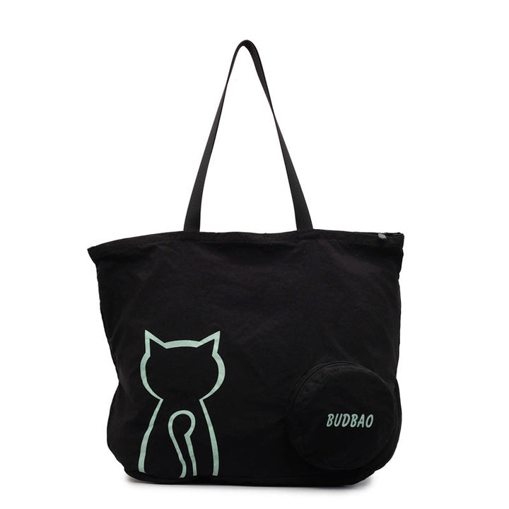 Tote bag with stylish cat design and generous storage space Kalsten