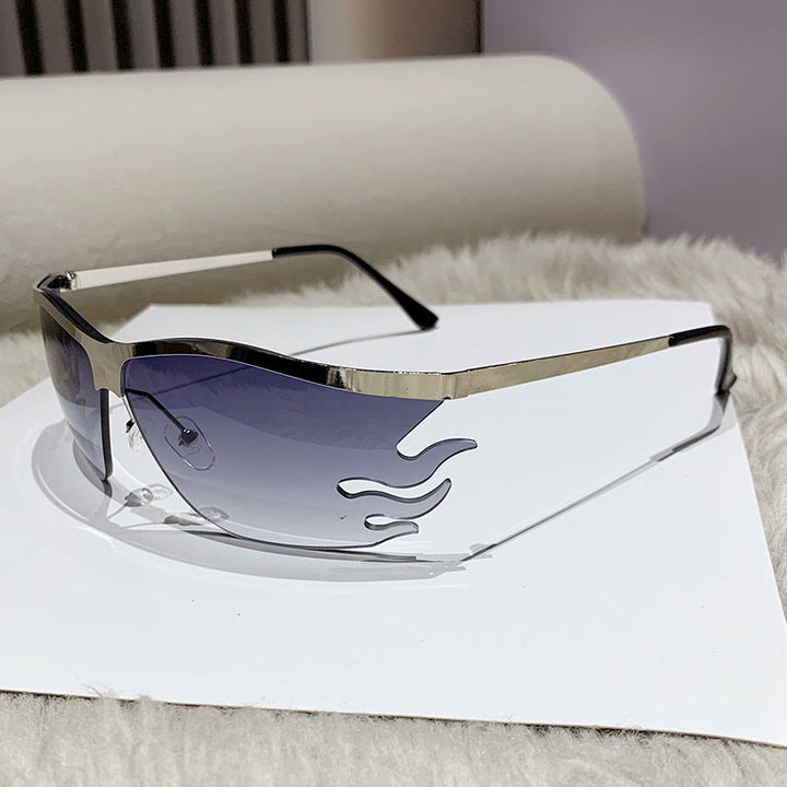 Ladies trendy sunglasses with innovative flame frame Kalsten