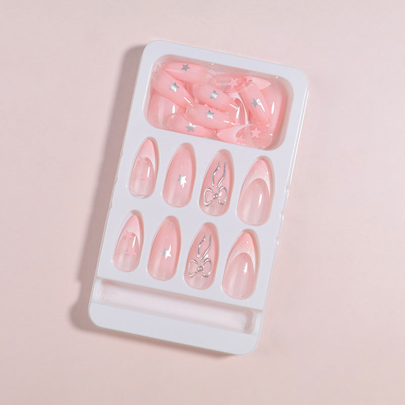 Premium Press-On Nail Set with Decorative Accents Kalsten