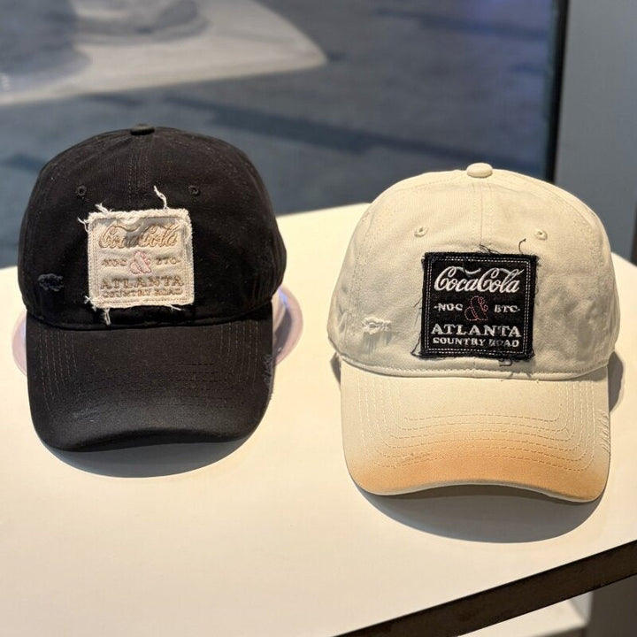 Unisex Vintage-Inspired Distressed Cap Kalsten