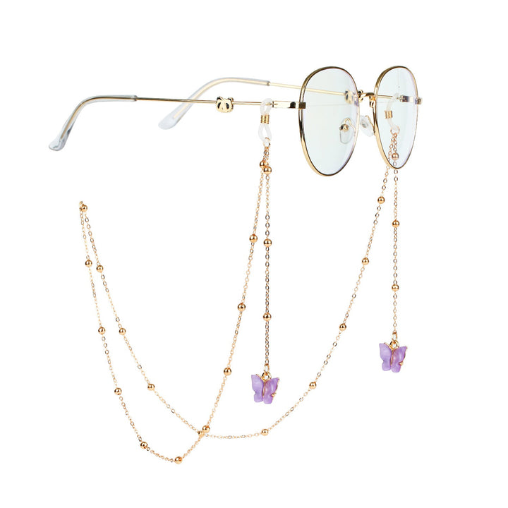 Fashionable sunglasses chains with butterfly pendants Kalsten