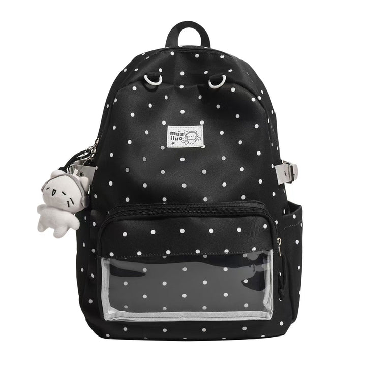 Polka Dot Embroidered Backpack Kalsten